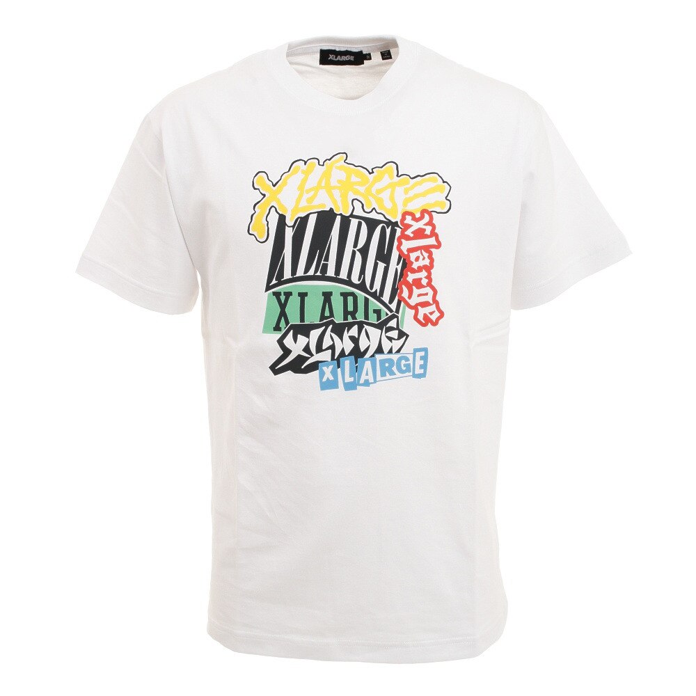  半袖Tシャツ STICKER BOMB 101212011019-WHITE