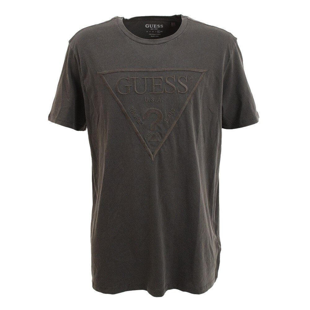  エンボス三角ロゴ 半袖Tシャツ M0BI1JR9YK0JTMU
