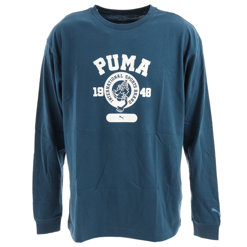 プーマ｜SUPER PUMA ロングスリーブTシャツ 847539 65 DBLU - スポーツ用品はスーパースポーツゼビオ