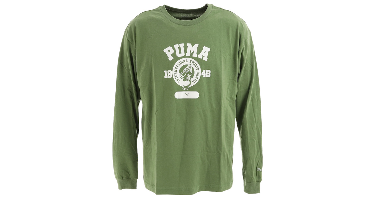 プーマ｜SUPER PUMA ロングスリーブTシャツ 847539 67 GRN - スポーツ用品はスーパースポーツゼビオ