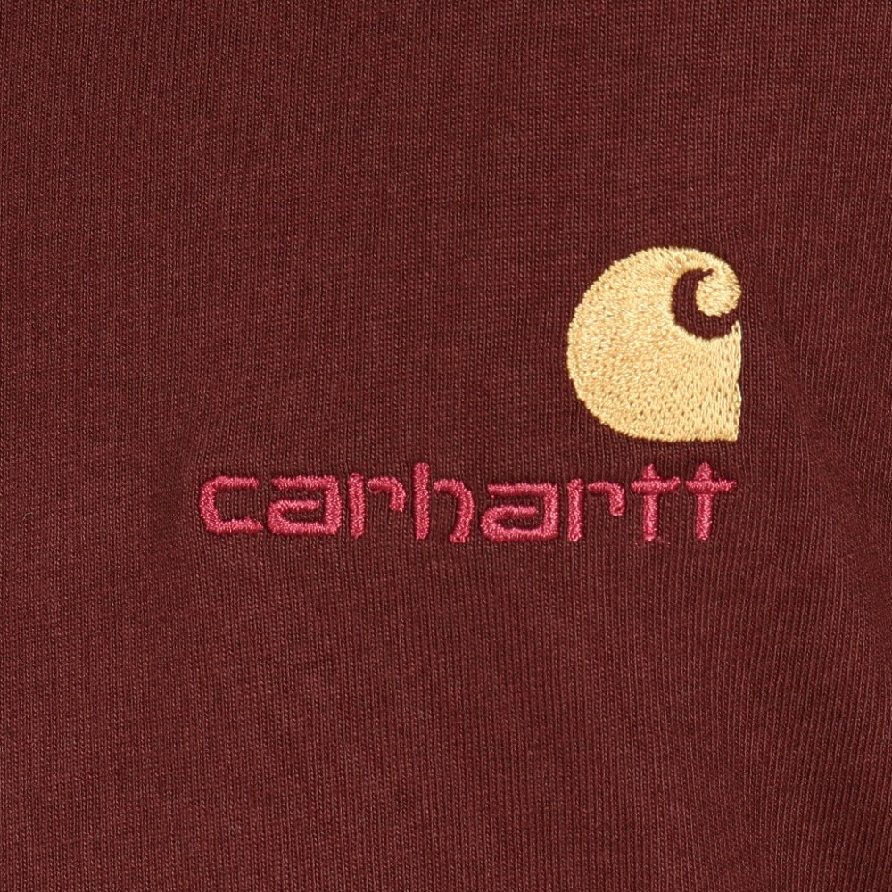 カーハート（CARHARTT）（メンズ）長袖 AMERICAN SCRIPT Tシャツ I0299550EGXX21F