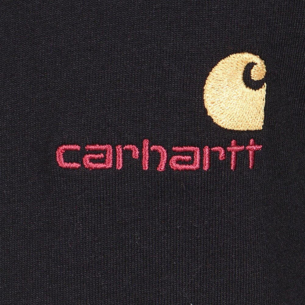 カーハート（CARHARTT）（メンズ）長袖 AMERICAN SCRIPT Tシャツ I02995589XX21F