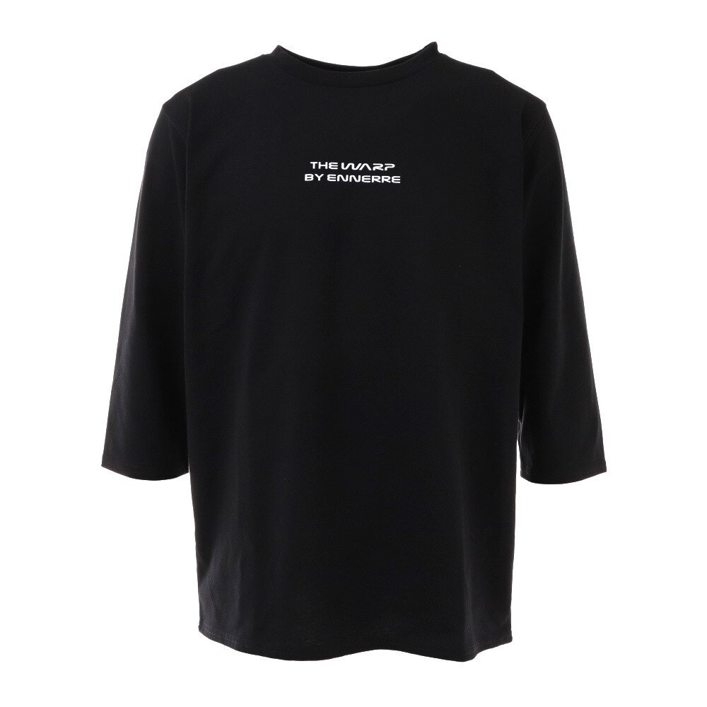 ザ・ワープ・バイ・エネーレ（The Warp By Ennerre）（メンズ）3/4スリーブ グラフィックTシャツ WB3LJB02 BLK★★★