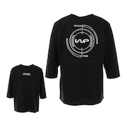 ザ・ワープ・バイ・エネーレ(The Warp By Ennerre)(メンズ)3/4スリーブ グラフィックTシャツ WB3LJB02 BLK