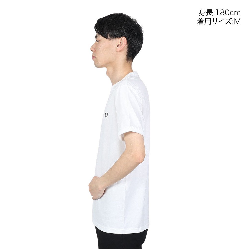 フレッドペリー（FRED PERRY）（メンズ）Ringer Tシャツ M3519-100 22SS