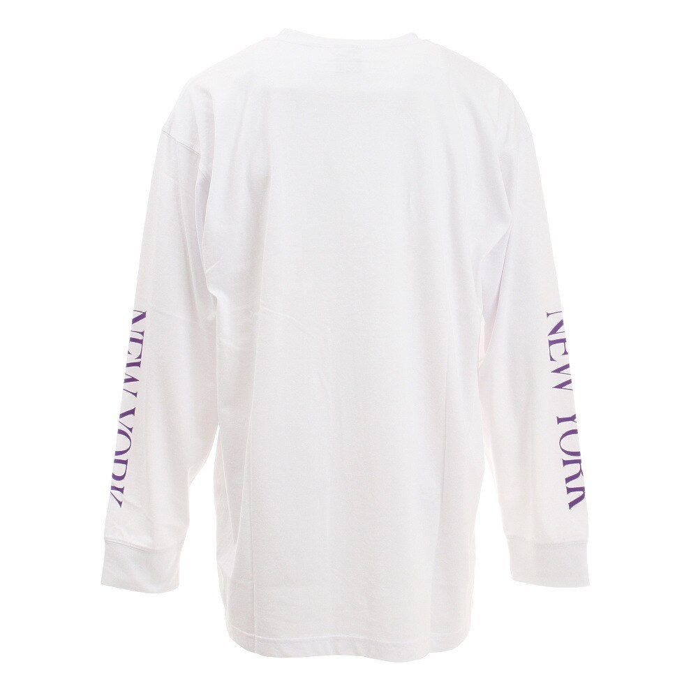 ＭＪ・ＭＬＢ（メンズ）ヤンキース ロゴ長袖Tシャツ 3Lサイズ MM03-NY-1F03-WH-2XL