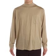 (メンズ)長袖Tシャツ メンズ メリノウール モックネック  EKM1FA3121 ウール100%