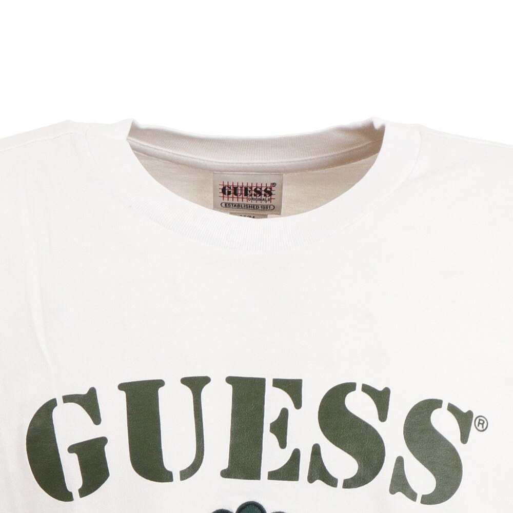 GUESS（メンズ）Originals Logo 長袖Tシャツ M1BI39KAGP0G011