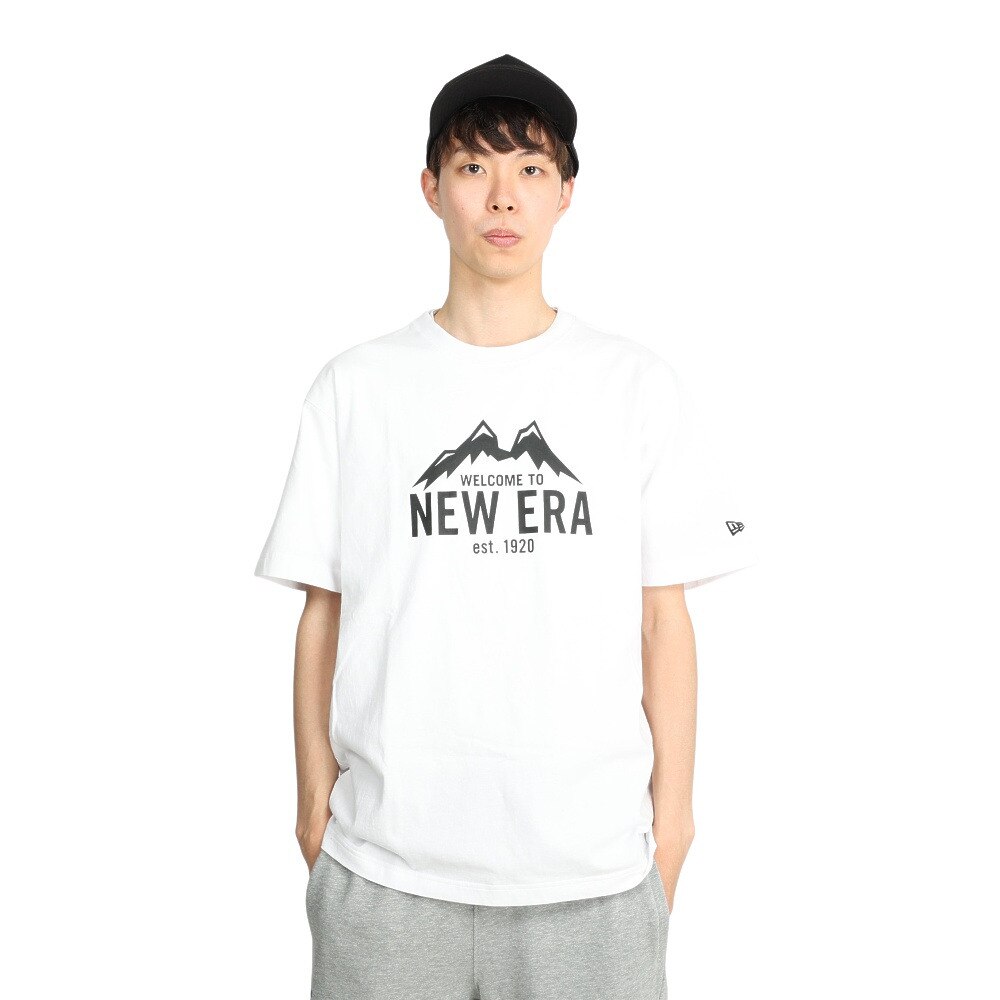 ニューエラ（NEW ERA）（メンズ）半袖 USコットンTシャツ マウンテン 13061526