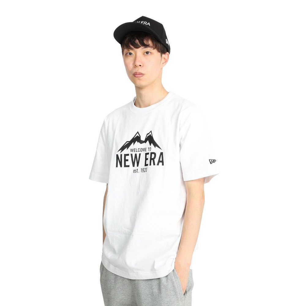 ニューエラ（NEW ERA）（メンズ）半袖 USコットンTシャツ マウンテン 13061526