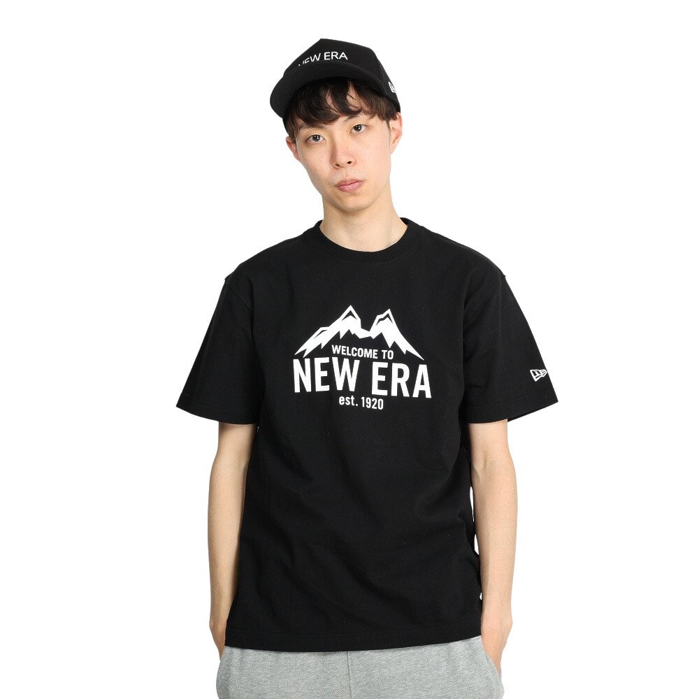 ニューエラ（NEW ERA）（メンズ）半袖 USコットンTシャツ マウンテン 13061527