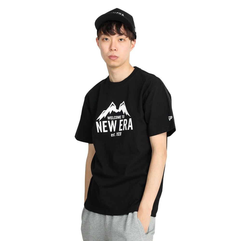 ニューエラ（NEW ERA）（メンズ）半袖 USコットンTシャツ マウンテン 13061527