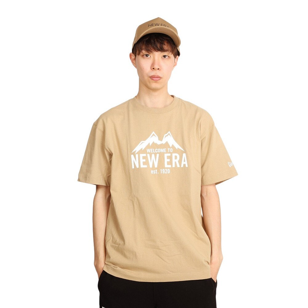 ニューエラ（NEW ERA）（メンズ）半袖 USコットンTシャツ マウンテン 13061528