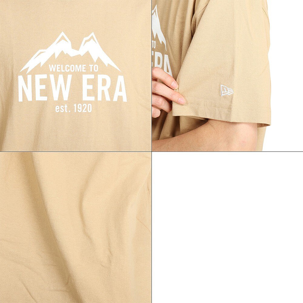 ニューエラ（NEW ERA）（メンズ）半袖 USコットンTシャツ マウンテン 13061528