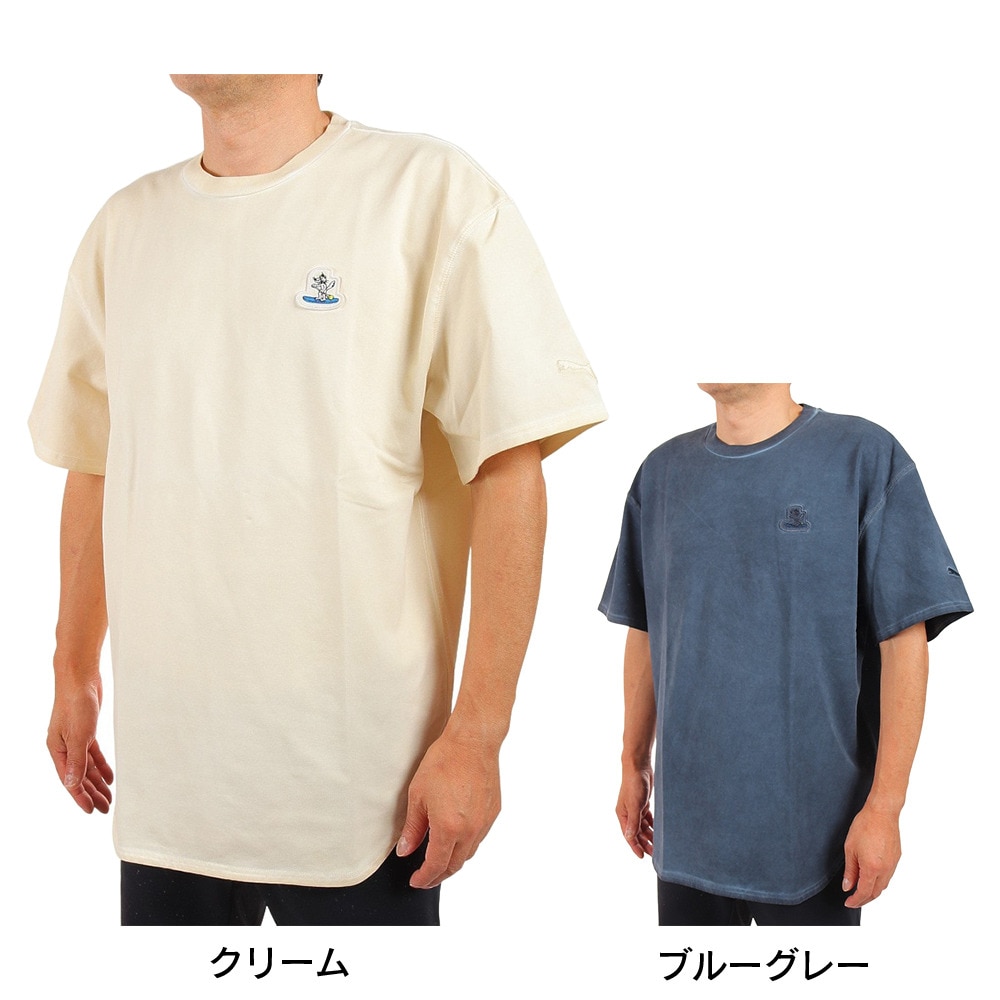 プーマ（PUMA）（メンズ）SUPER ワッペンTシャツ 671096 42 BGRY★★★