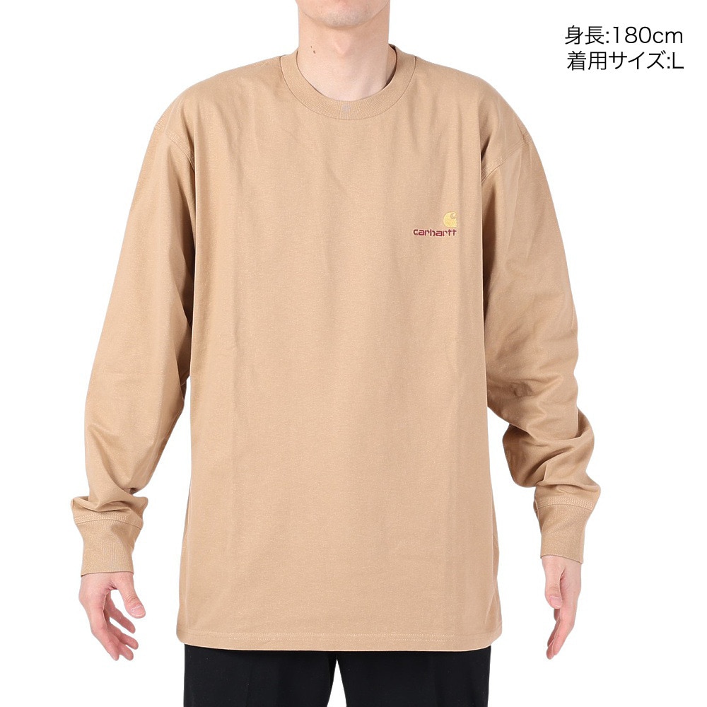 カーハート（CARHARTT）（メンズ）AMERICAN SCRIPT 長袖Tシャツ I02995507EXX22S |  スポーツ用品はスーパースポーツゼビオ