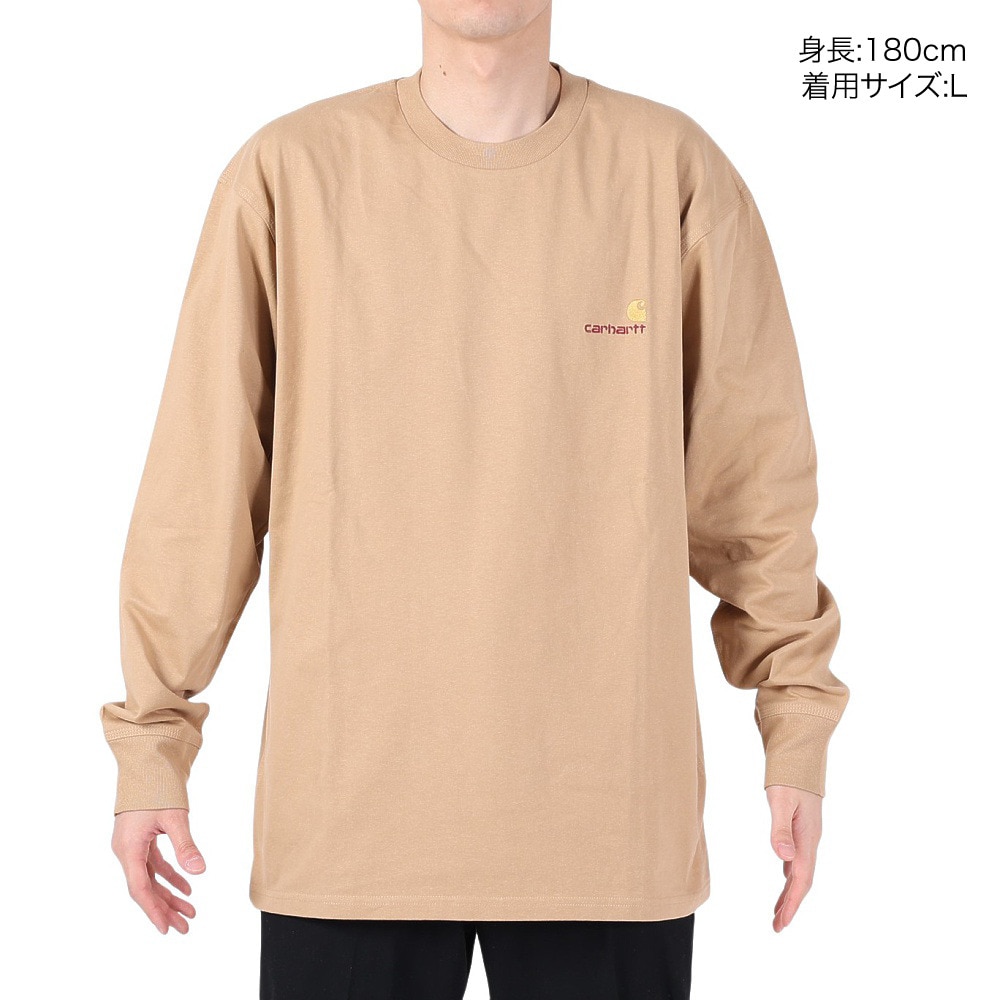 カーハート（CARHARTT）（メンズ）AMERICAN SCRIPT 長袖Tシャツ I02995507EXX22S