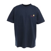 カーハート(CARHARTT)(メンズ)アメリカンスクリプト半袖Tシャツ I0299560NYXX