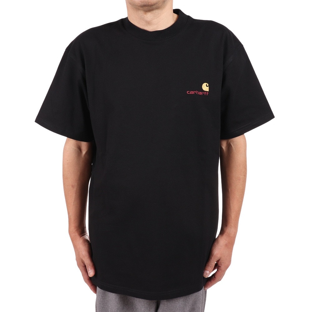 カーハート（CARHARTT）（メンズ）アメリカンスクリプト半袖Tシャツ I02995689XX
