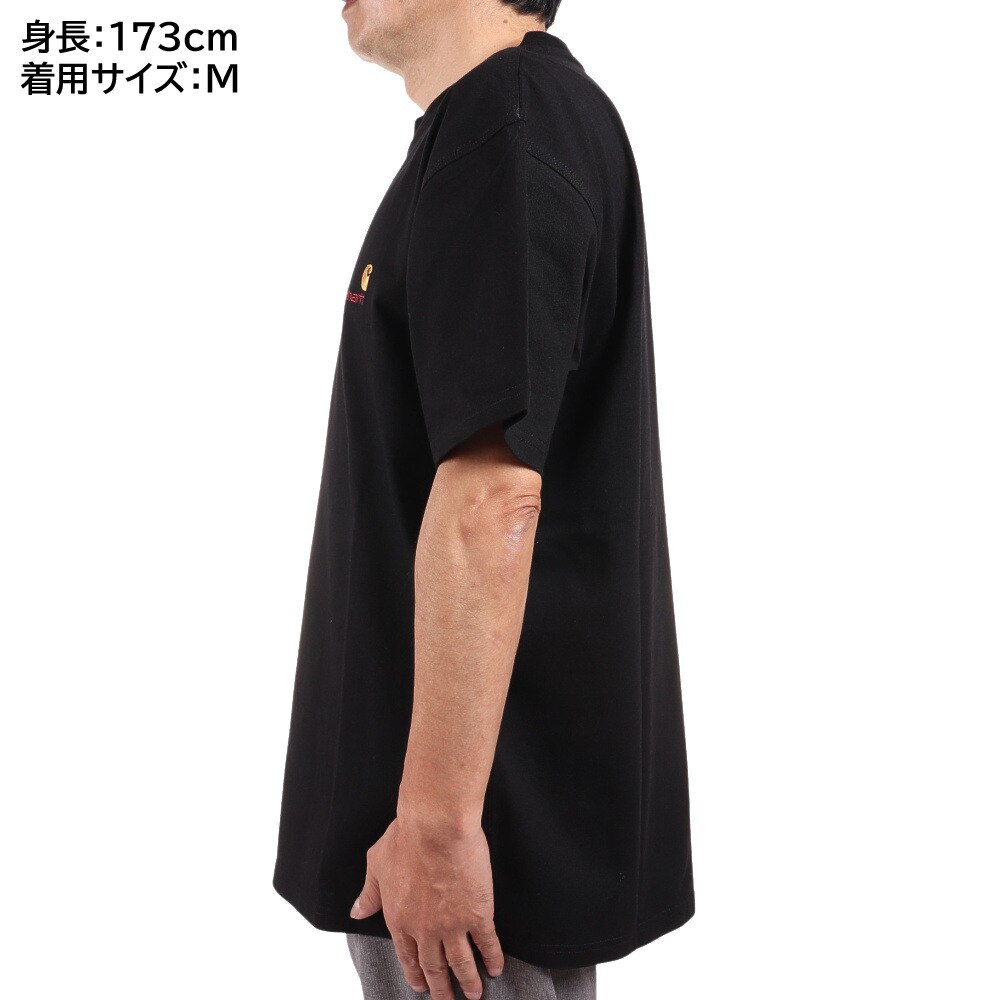 カーハート（CARHARTT）（メンズ）アメリカンスクリプト半袖Tシャツ I02995689XX