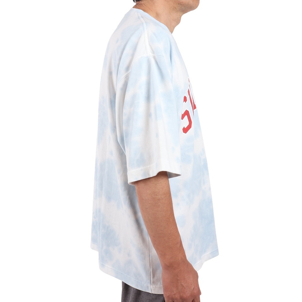 エスエーエス（S.A.S）（メンズ）マルチファンクション タイダイ染めTシャツ  SAS2145901-73:L/BLUE