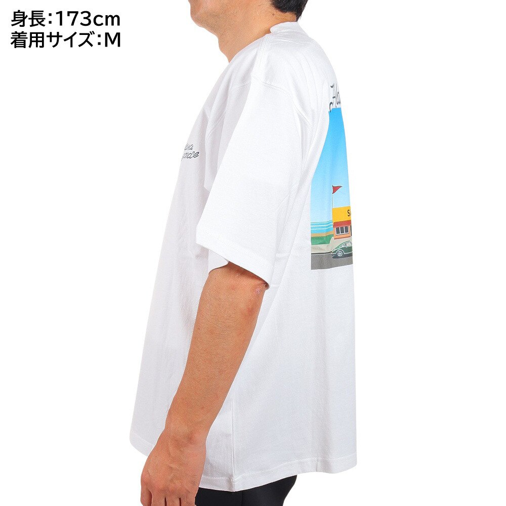 S.A.S（メンズ）半袖プリントTシャツ シティ SAS2147200-5:OFF