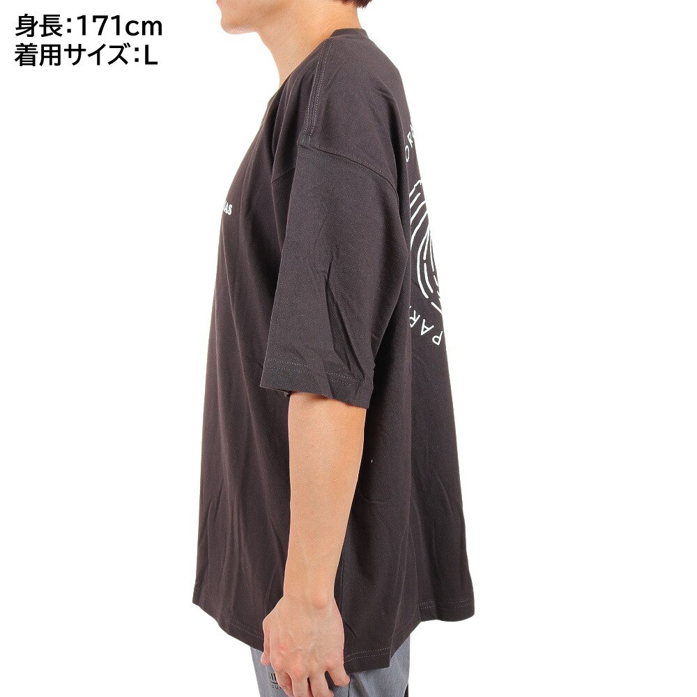 S.A.S（メンズ）半袖プリントTシャツ サーフ SAS2147201-17:CHARCOAL