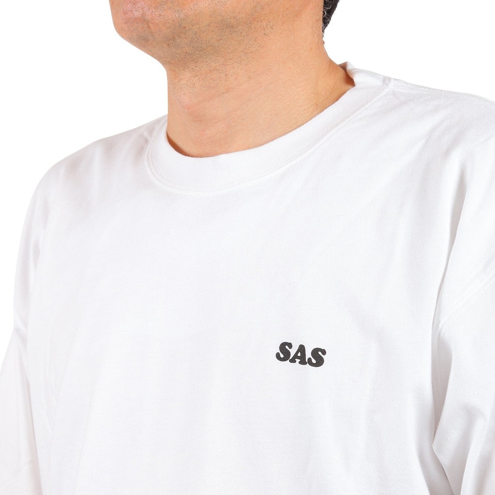 エスエーエス（S.A.S）（メンズ）半袖プリントTシャツ サーフ SAS2147201-5:OFF