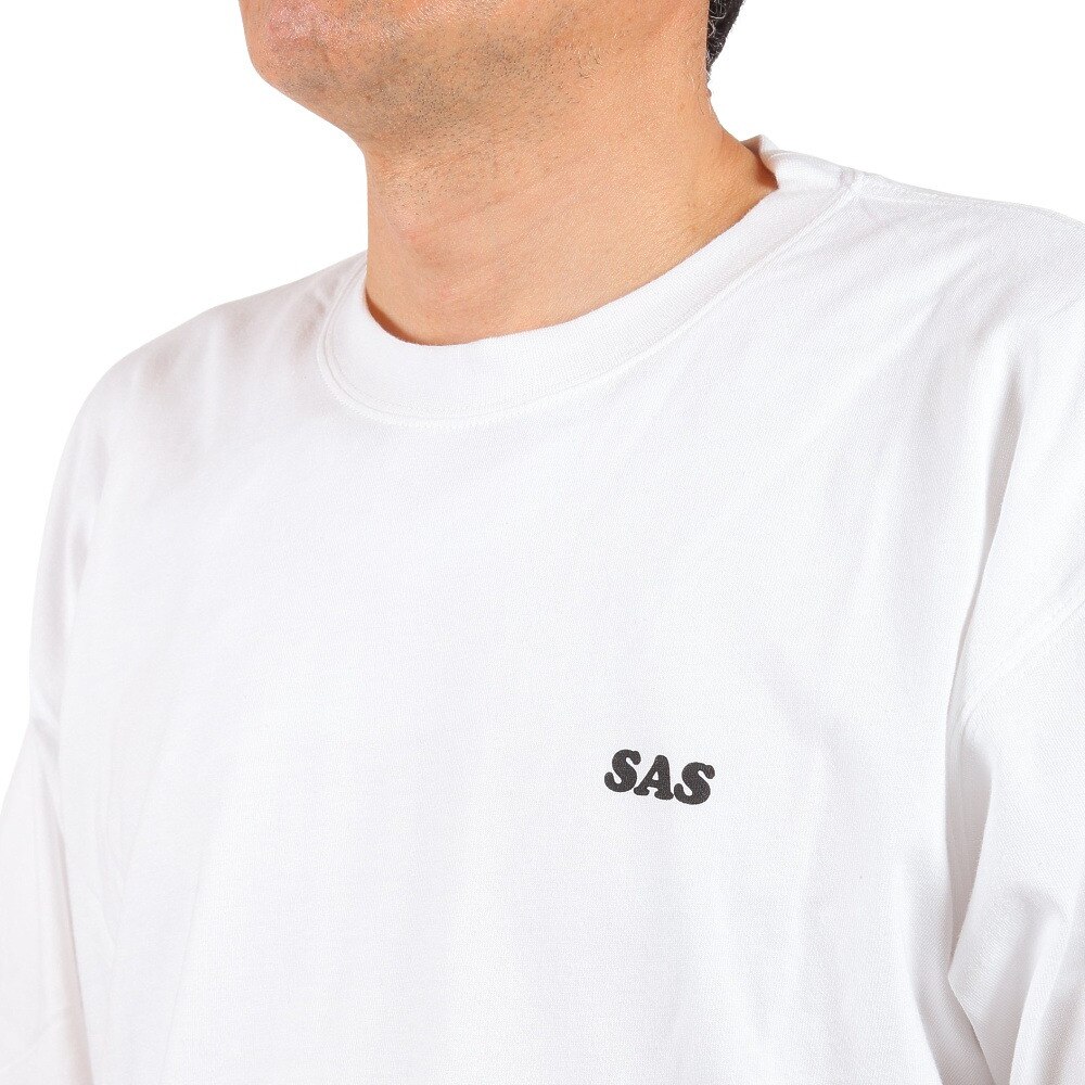 S.A.S（メンズ）半袖プリントTシャツ サーフ SAS2147201-5:OFF