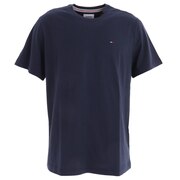 トミー ジーンズ（TOMMY JEANS）（メンズ）Tシャツ 半袖 ORIGINAL JERSEY Tシャツ ワンポイント シンプル ネイビー 綿100% DM04411-002