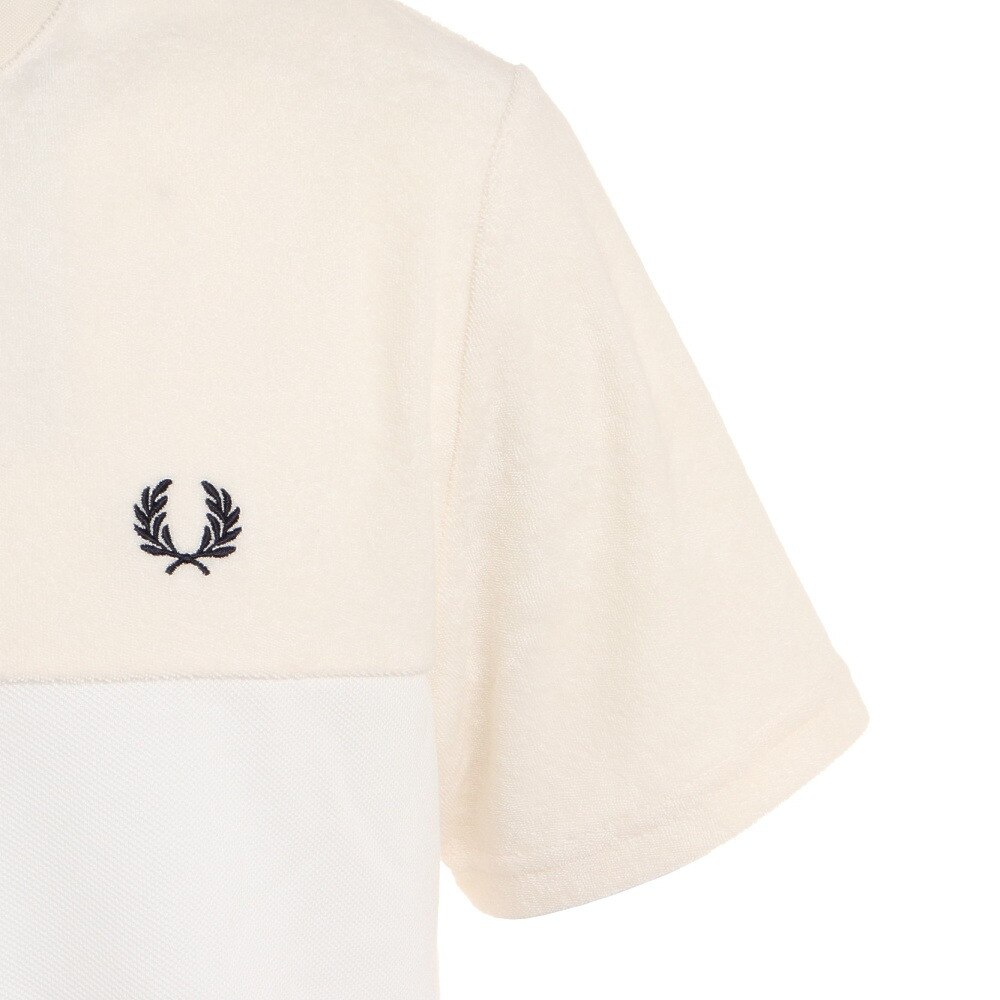 フレッドペリー（FRED PERRY）（メンズ）TOWELLING PIQUE PANE 半袖Tシャツ M3667-560