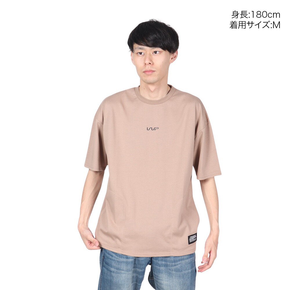 ザ・ワープ・バイ・エネーレ（The Warp By Ennerre）（メンズ）String 半袖Tシャツ WB3MJA04 BEG★★★