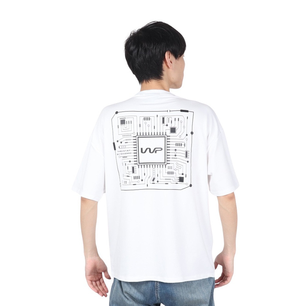 ザ・ワープ・バイ・エネーレ（The Warp By Ennerre）（メンズ）Saturn メッシュTシャツ WB3MJA06 WHT★★★