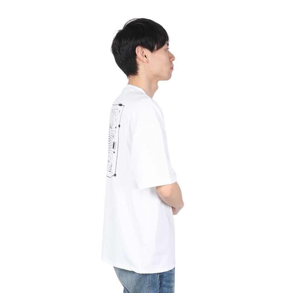 ザ・ワープ・バイ・エネーレ（The Warp By Ennerre）（メンズ）Saturn メッシュTシャツ WB3MJA06 WHT★★★