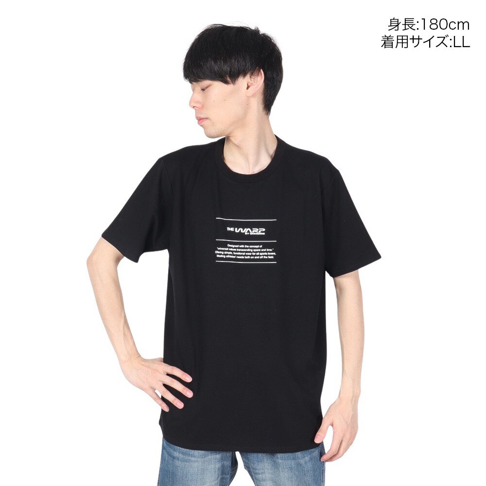 ザ・ワープ・バイ・エネーレ（The Warp By Ennerre）（メンズ）Comfort メッシュTシャツ WB3MJA07 BLK★★★