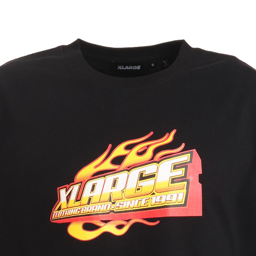 エクストララージ（メンズ）HOT ROAD 長袖Tシャツ 101221011031-BLACK