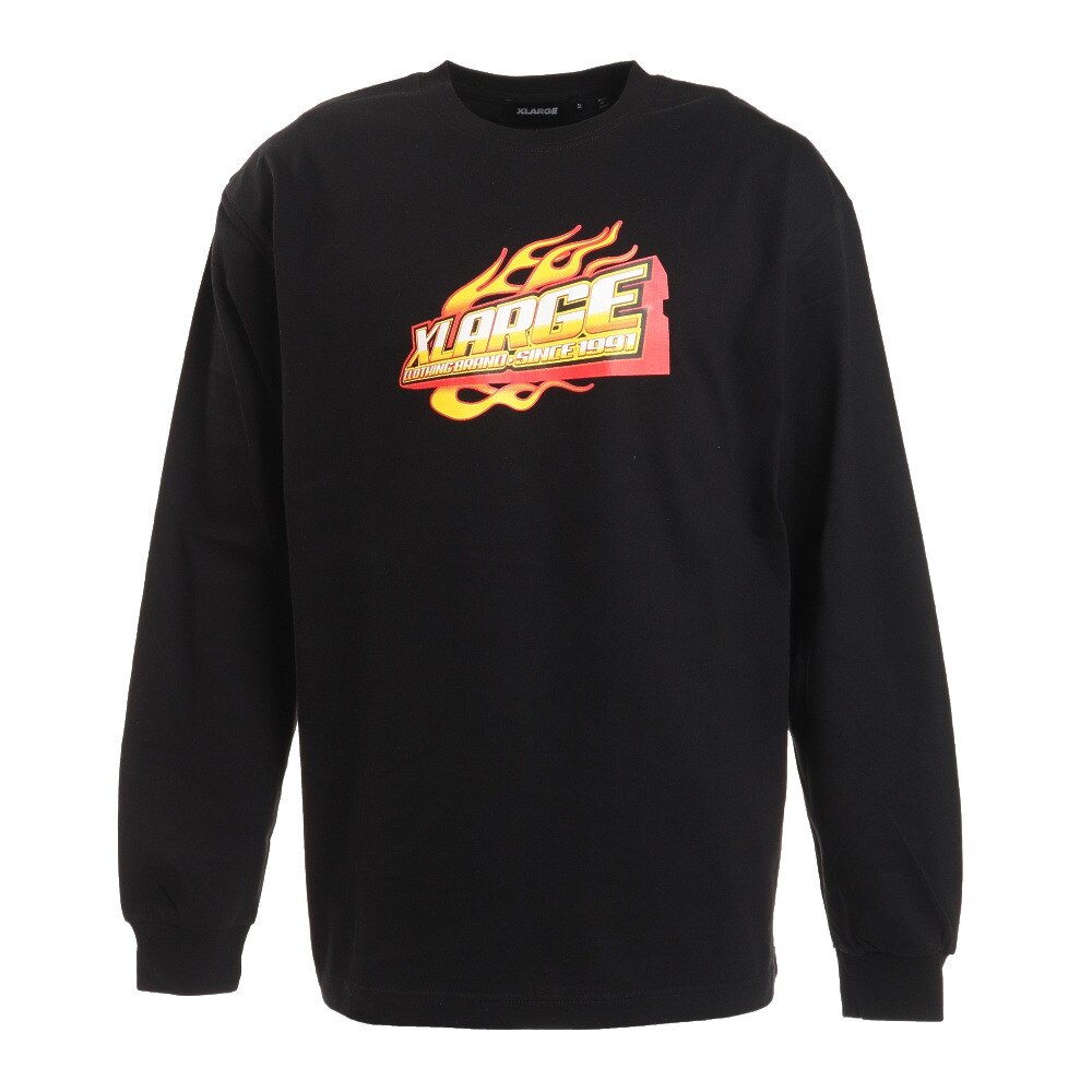 エクストララージ（XLARGE）（メンズ）HOT ROAD 長袖Tシャツ 101221011031-BLACK