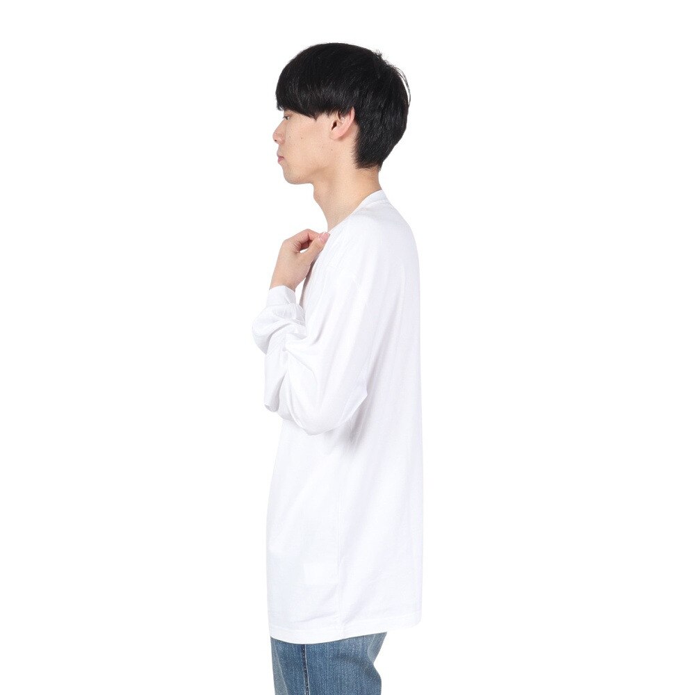 エクストララージ（メンズ）HOT ROAD 長袖Tシャツ 101221011031-WHITE