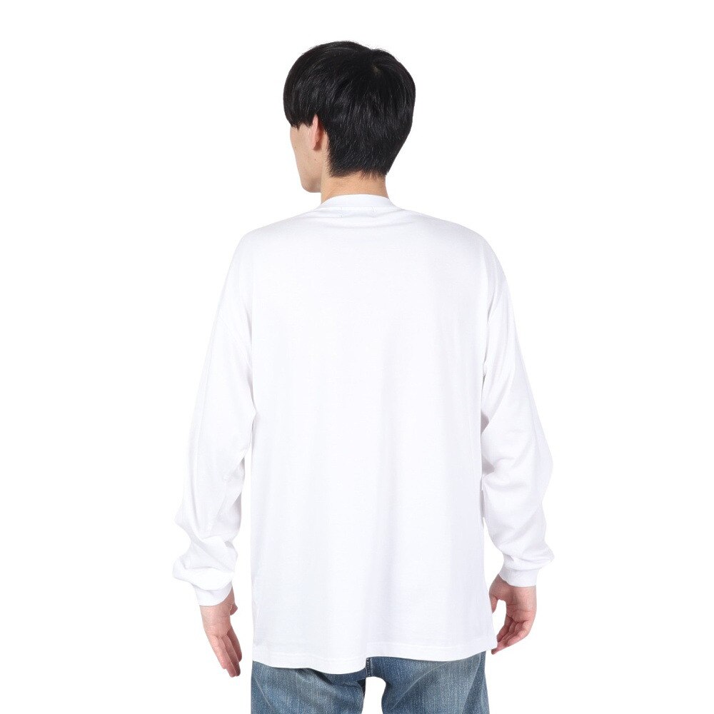エクストララージ（メンズ）HOT ROAD 長袖Tシャツ 101221011031-WHITE
