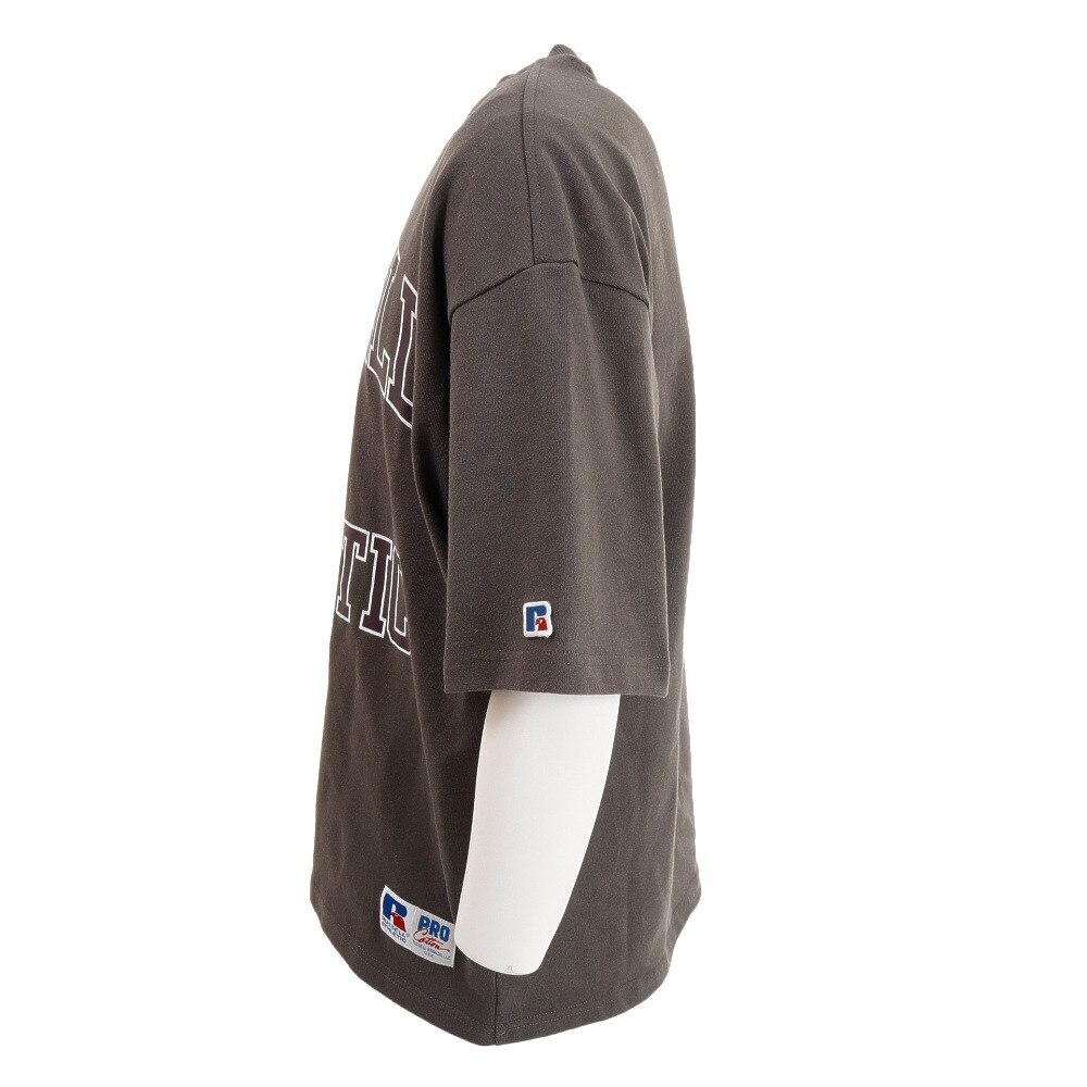 ラッセル（RUSSELL）（メンズ）半袖Tシャツ メンズ PRO USA カレッジ RBM22S0001 CGRY