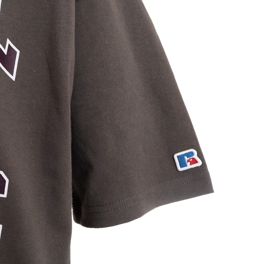 ラッセル（RUSSELL）（メンズ）半袖Tシャツ メンズ PRO USA カレッジ RBM22S0001 CGRY