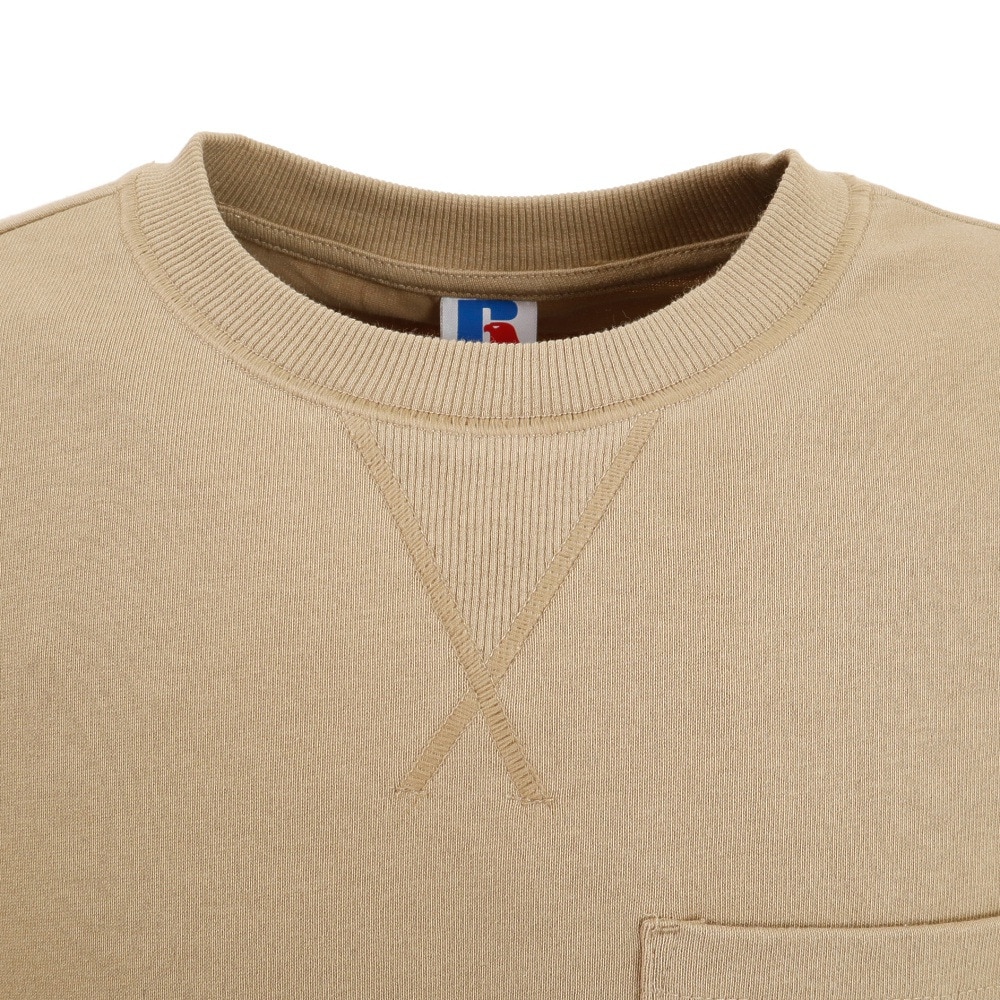 ラッセル（RUSSELL）（メンズ）PRO USA ポケットTシャツ RBM22S0003 BEG