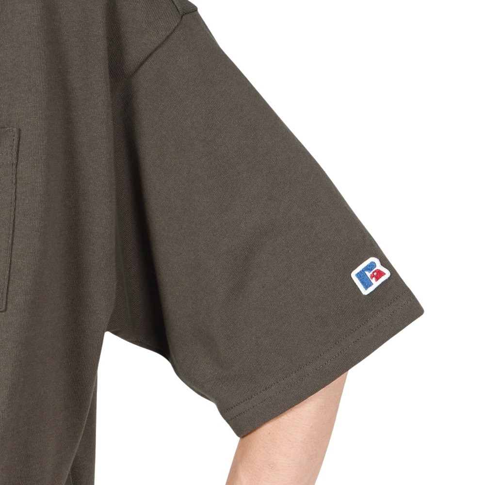 ラッセル（RUSSELL）（メンズ）PRO USA ポケットTシャツ RBM22S0003 CGRY