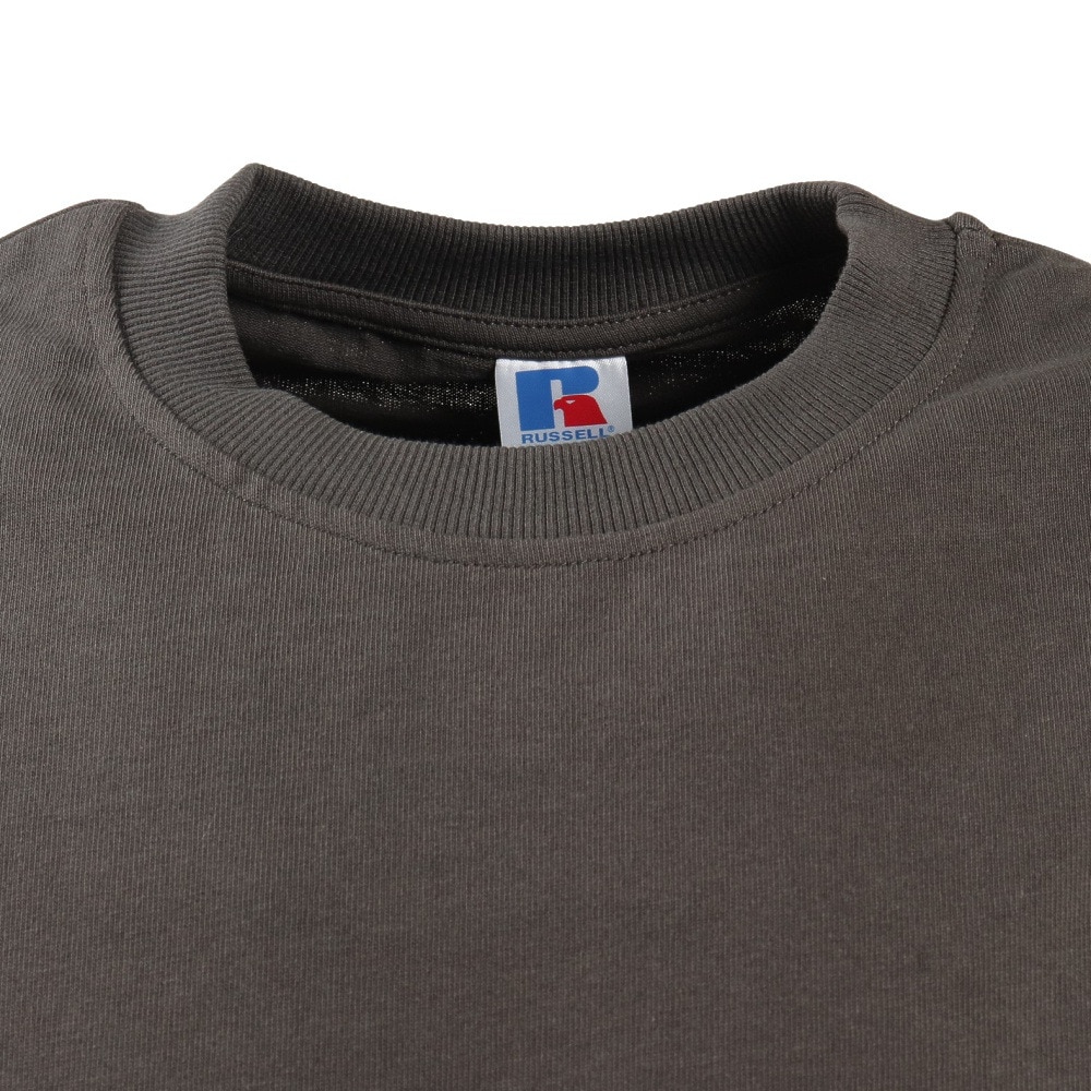 ラッセル（RUSSELL）（メンズ）Tシャツ 半袖 ヘビーウェイト PRO USA フットボールTシャツ オーバーサイズ 綿100% RBM22S0004 CGRY