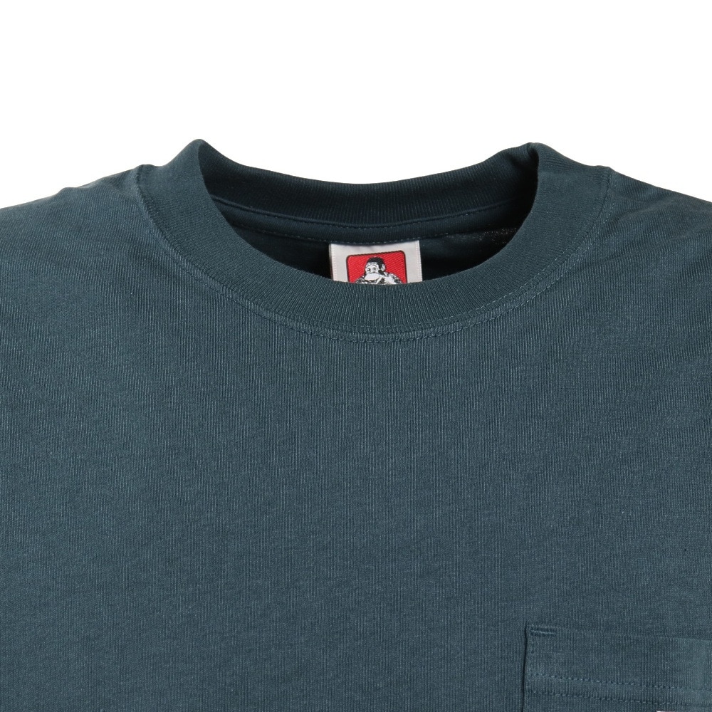 BEN DAVIS（メンズ）ビッグシルエット ワンポイント ポケットTシャツ 2580000-OBL★★★