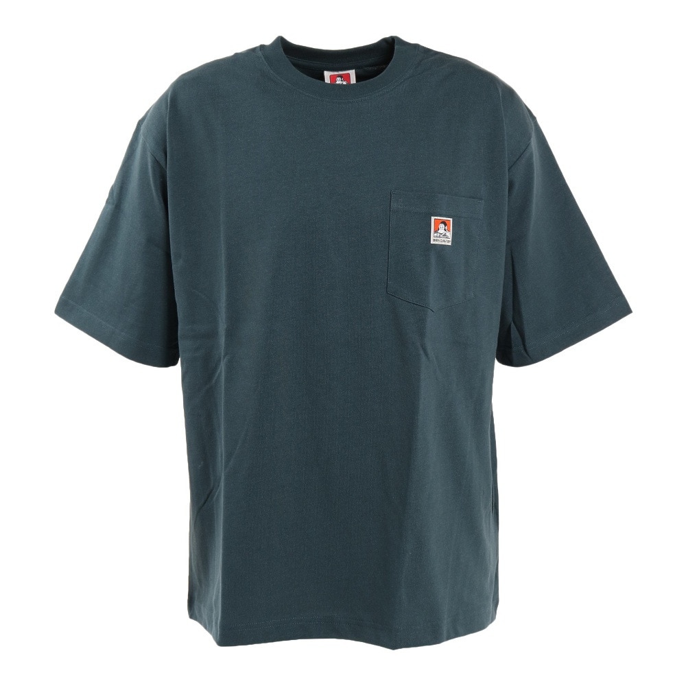 BEN DAVIS（メンズ）ビッグシルエット ワンポイント ポケットTシャツ 2580000-OBL★★★
