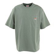 BEN DAVIS(メンズ)ビッグシルエット ワンポイント ポケットTシャツ 2580000-OGR