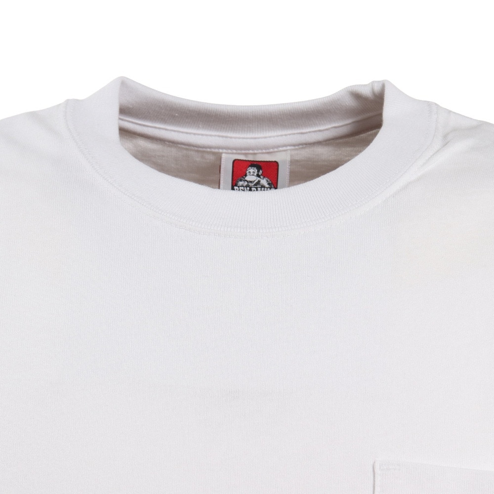 BEN DAVIS（メンズ）ビッグシルエット ワンポイント ポケットTシャツ 2580000-WHT★★★