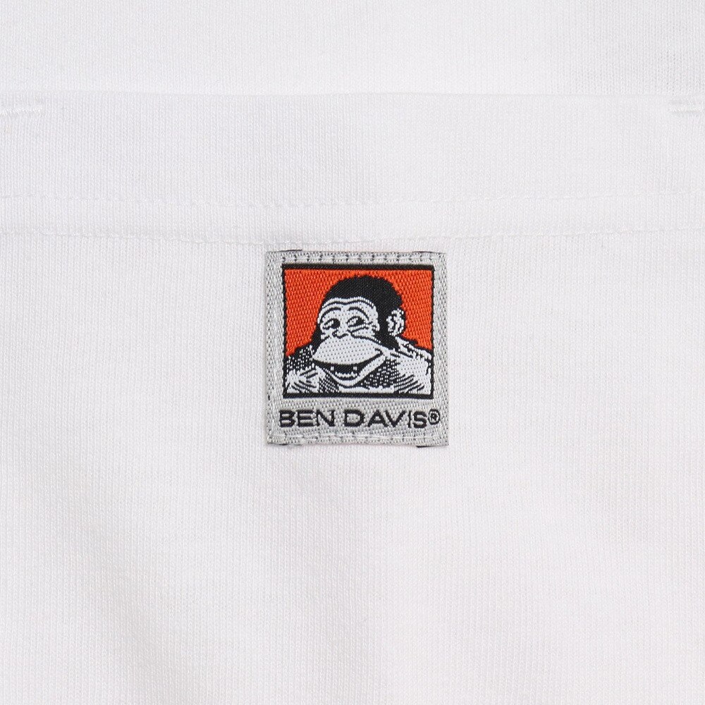 BEN DAVIS（メンズ）ビッグシルエット ワンポイント ポケットTシャツ 2580000-WHT★★★