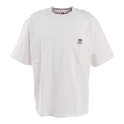 BEN DAVIS(メンズ)ビッグシルエット ワンポイント ポケットTシャツ 2580000-WHT